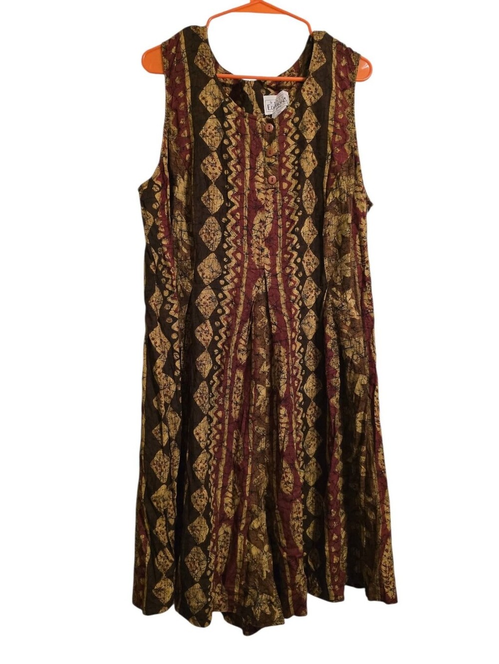 Vintage | Boho Abstract Romper